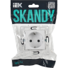 Розетка с заземлением без защитных шторок 16А IEK SKANDY SK-R05W арктический белый SK-R11-16-K01