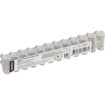 Зажим винтовой IEK GENERICA ЗВИ-3 1,0-2,5мм2 12пар